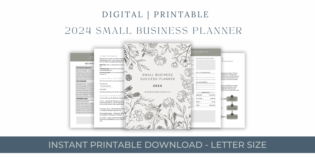 2024 Small Business Success Planner