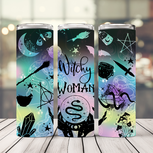 Witchy Woman 20 Oz. Straight Stainless Steel Tumbler