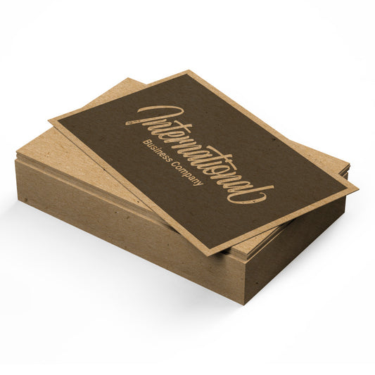 Kraft Paper Business Cards - Message Us for Sizing Options + Pricing