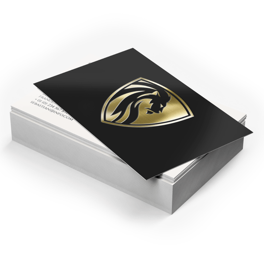 Metallic Foil Business Cards - Message Us for Sizing Options + Pricing